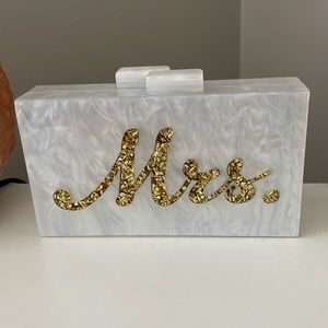 MRS. Box Clutch Bag